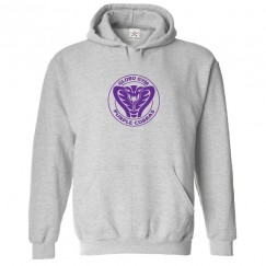 Globo Gym Purple Cobras Classic Unisex Kids and Adults Pullover Hoodie for Dodgeball Movie Fans